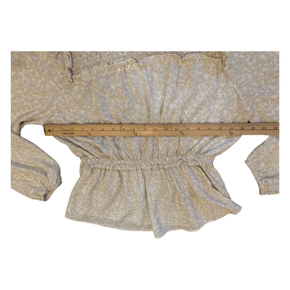 Alice Blue Cream Floral Lace High Neck Blouse Womens Size S - Picture 13 of 14